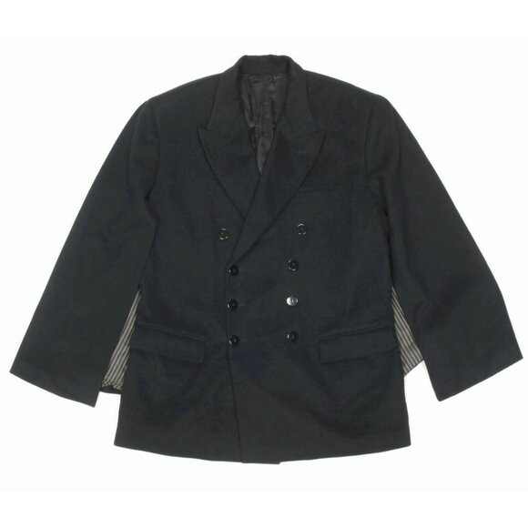 JEAN PAUL GAULTIER Vtg 90s  Avant Garde Black Cape Coat Mens Jacket size 54 /959 - Picture 4 of 5